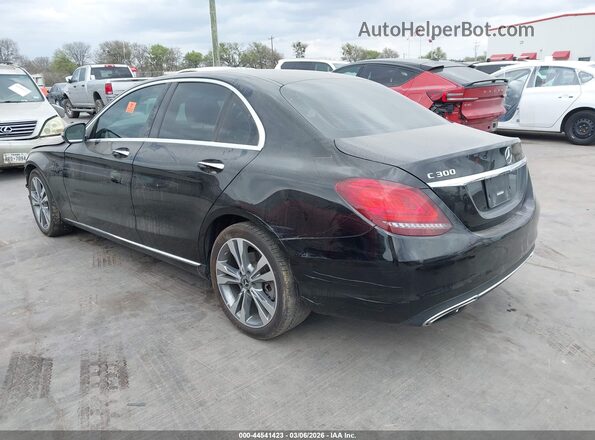 55SWF8DB0KU308551 2019 MERCEDES-BENZ C-CLASS Black Trasero izquierdo