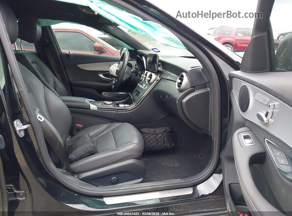 55SWF8DB0KU308551 2019 MERCEDES-BENZ C-CLASS Black Vista interior delantera
