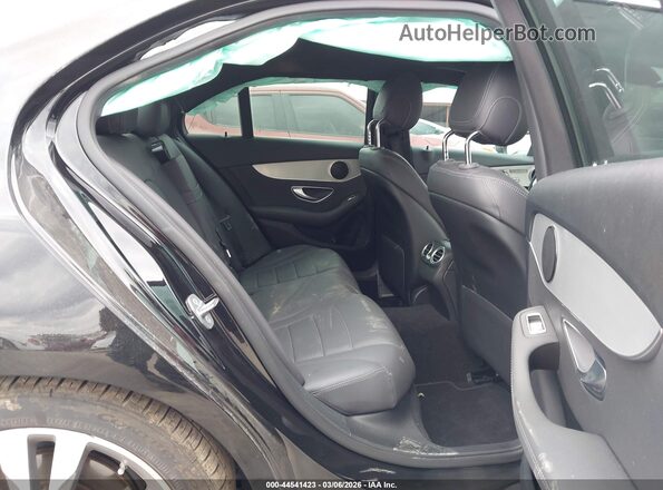 55SWF8DB0KU308551 2019 MERCEDES-BENZ C-CLASS Black Vista de la etiqueta del VIN