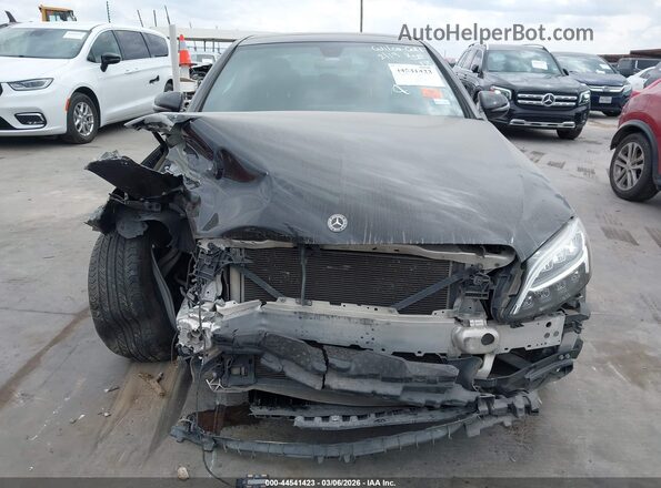 55SWF8DB0KU308551 2019 MERCEDES-BENZ C-CLASS Black Vista interior trasera