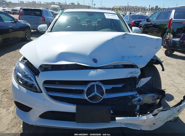 55SWF8DB1KU300118 2019 MERCEDES-BENZ C-CLASS White 