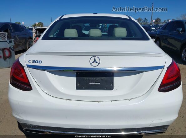55SWF8DB1KU300118 2019 MERCEDES-BENZ C-CLASS White 