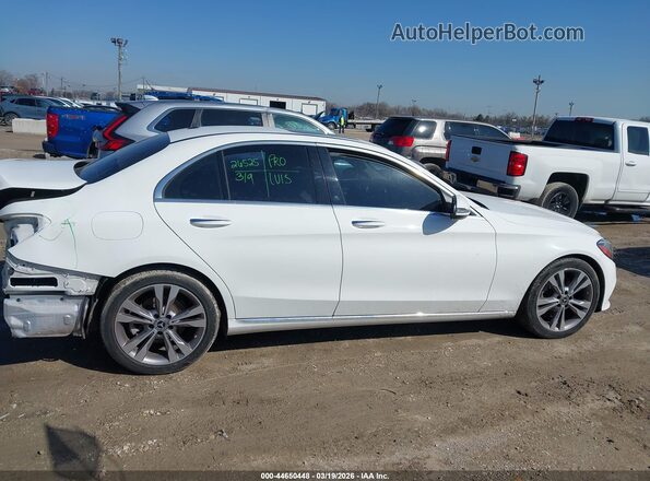 55SWF8DB4KU295030 2019 MERCEDES-BENZ C-CLASS White Вид задньої частини салону