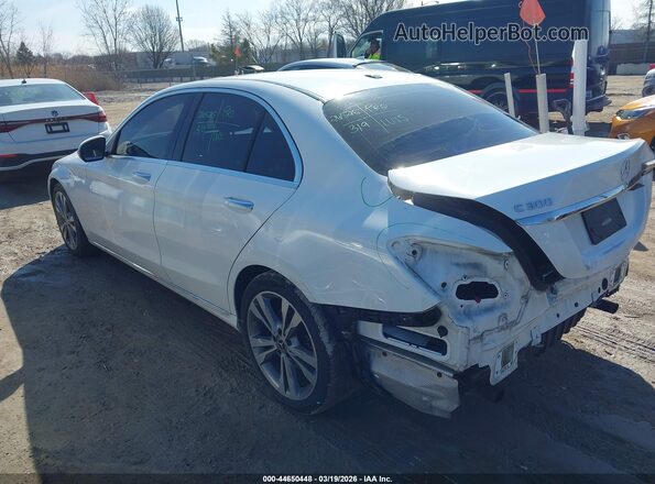55SWF8DB4KU295030 2019 MERCEDES-BENZ C-CLASS White Задня ліва чверть