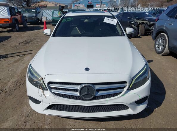 55SWF8DB4KU295030 2019 MERCEDES-BENZ C-CLASS White Вид щитка приладів