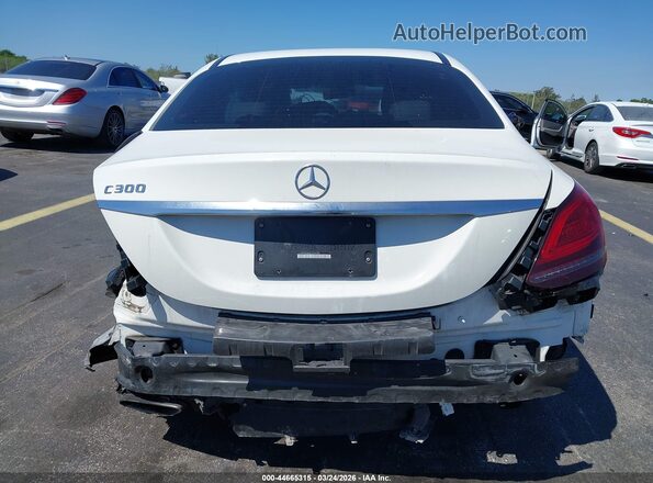 55SWF8DB6KU294784 2019 MERCEDES-BENZ C-CLASS White Դիմացի տեսք