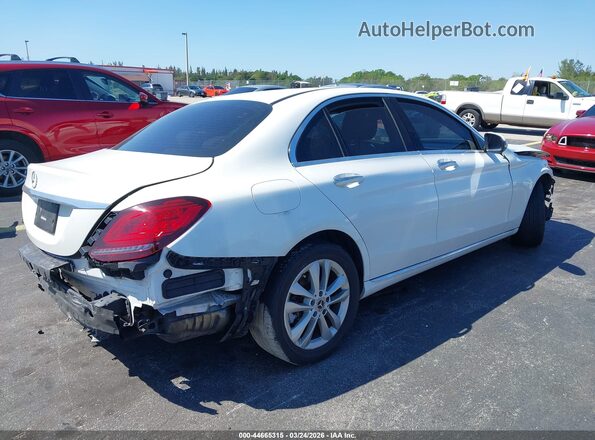 55SWF8DB6KU294784 2019 MERCEDES-BENZ C-CLASS White Հետևի աջ