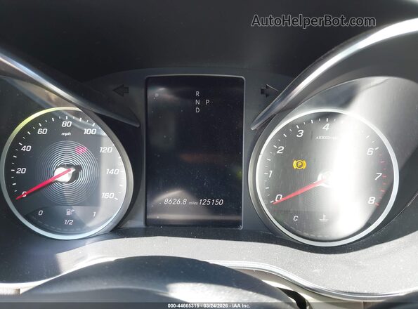 55SWF8DB6KU294784 2019 MERCEDES-BENZ C-CLASS White Հետևի նստատեղերի տեսք
