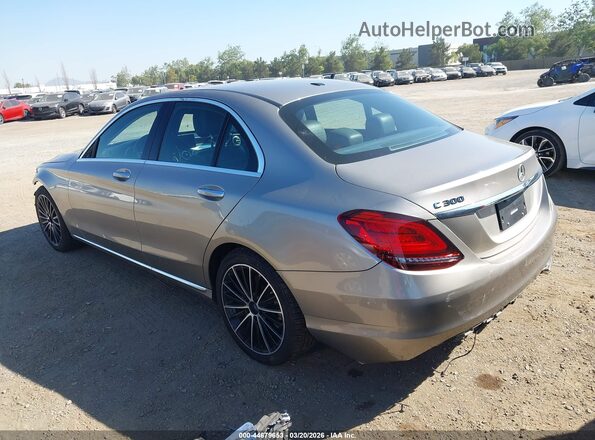 55SWF8DB6KU314516 2019 MERCEDES-BENZ C-CLASS Gray უკანა მარცხენა
