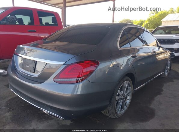 55SWF8DBXLU324385 2020 MERCEDES-BENZ C-CLASS Gray Задня права чверть