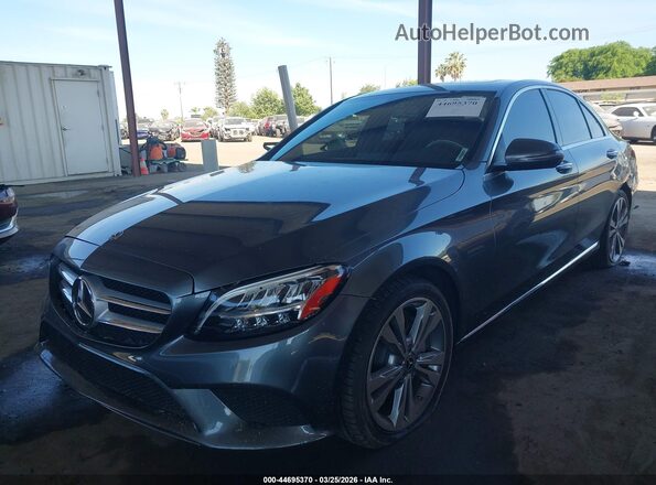55SWF8DBXLU324385 2020 MERCEDES-BENZ C-CLASS Gray Передня ліва чверть