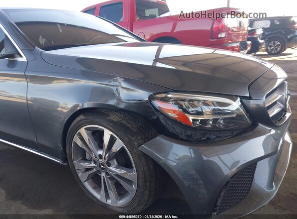55SWF8DBXLU324385 2020 MERCEDES-BENZ C-CLASS Gray Вид спереду