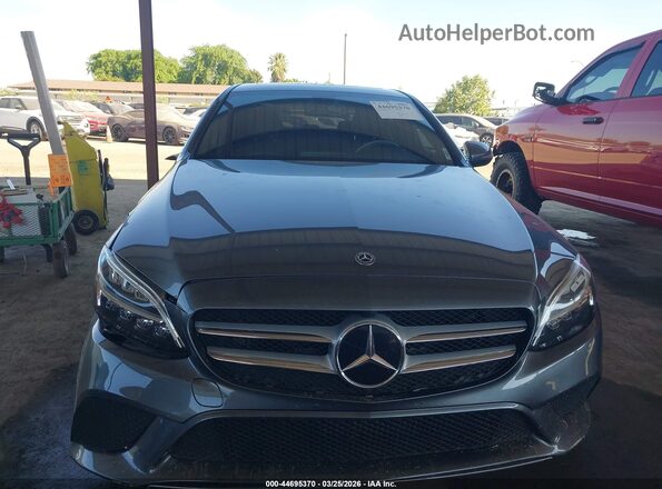 55SWF8DBXLU324385 2020 MERCEDES-BENZ C-CLASS Gray Вид задньої частини салону