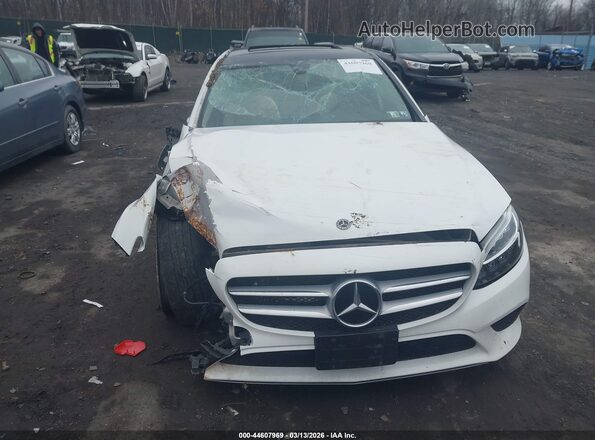 55SWF8EB0KU300349 2019 MERCEDES-BENZ C-CLASS Белый Вид спереди