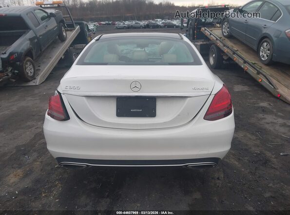 55SWF8EB0KU300349 2019 MERCEDES-BENZ C-CLASS Белый 