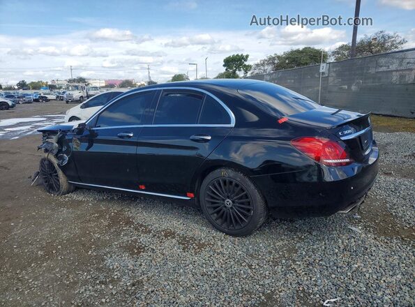 55SWF8EB0KU316423 2019 MERCEDES-BENZ C Black Rear left