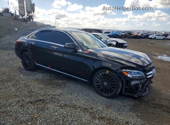 55SWF8EB0KU316423 2019 MERCEDES-BENZ C Black Front right