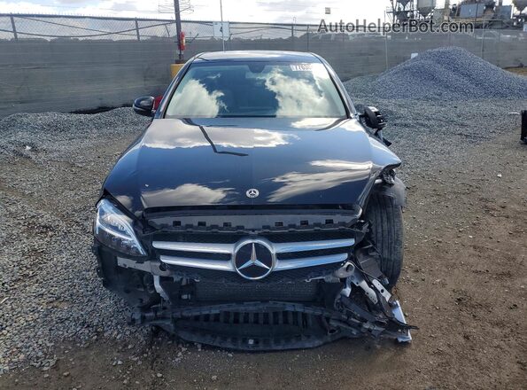 55SWF8EB0KU316423 2019 MERCEDES-BENZ C Black Front view