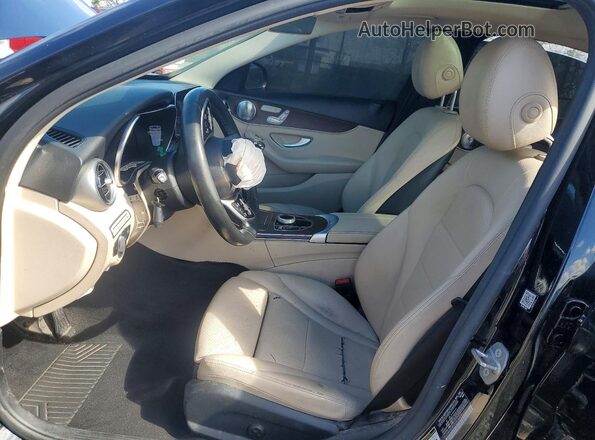 55SWF8EB0KU316423 2019 MERCEDES-BENZ C Black Front interior view