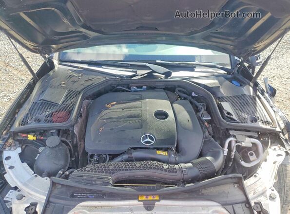 55SWF8EB0KU316423 2019 MERCEDES-BENZ C Black Rear interior view
