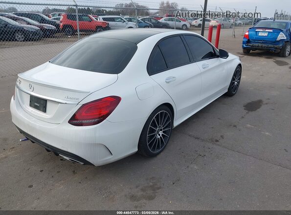 55SWF8EB3KU315587 2019 MERCEDES-BENZ C-CLASS White 