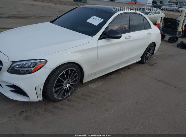 55SWF8EB3KU315587 2019 MERCEDES-BENZ C-CLASS White 