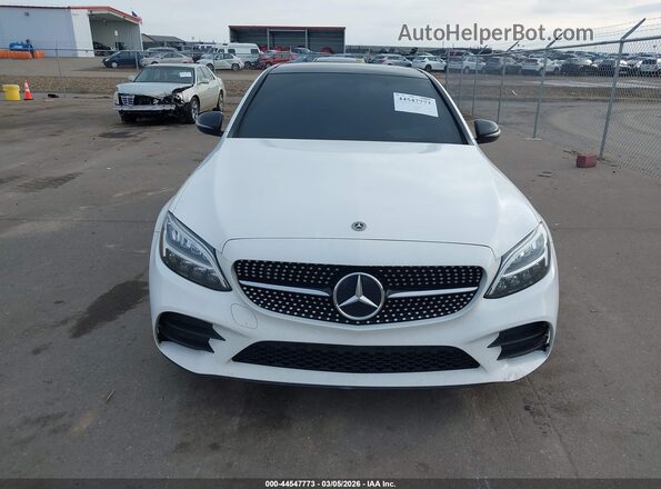 55SWF8EB3KU315587 2019 MERCEDES-BENZ C-CLASS White 