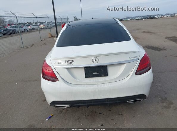 55SWF8EB3KU315587 2019 MERCEDES-BENZ C-CLASS White 