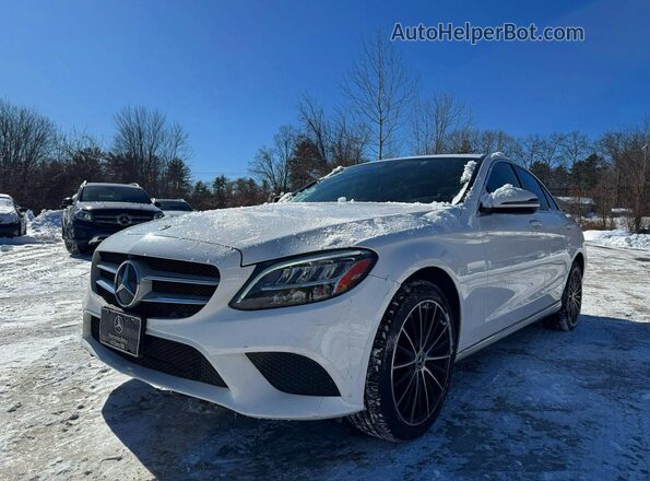 55SWF8EB4KU307790 2019 MERCEDES-BENZ C White 