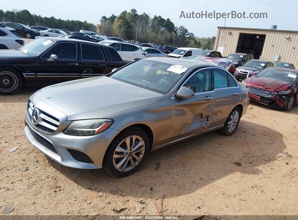 55SWF8EB5KU320435 2019 MERCEDES-BENZ C-CLASS Gray წინა მარცხენა ხედი სამი მეოთხედიდან