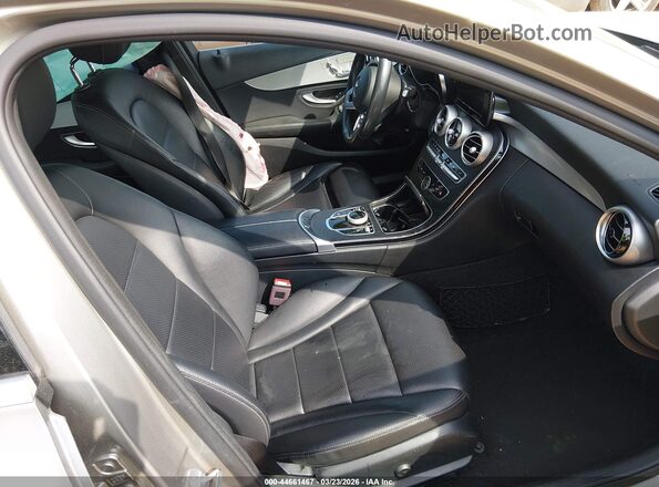 55SWF8EB5KU320435 2019 MERCEDES-BENZ C-CLASS Gray წინა სალონის ხედი