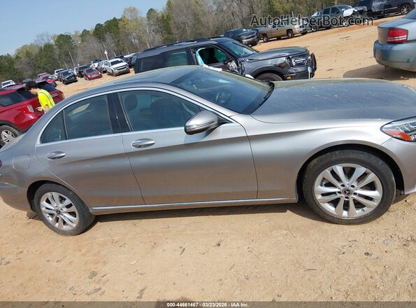 55SWF8EB5KU320435 2019 MERCEDES-BENZ C-CLASS Gray ხელსაწყოთა პანელის ხედი