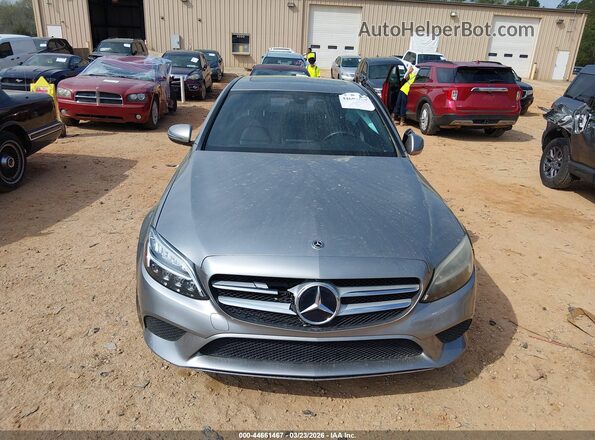 55SWF8EB5KU320435 2019 MERCEDES-BENZ C-CLASS Gray წინა პანელის ხედი