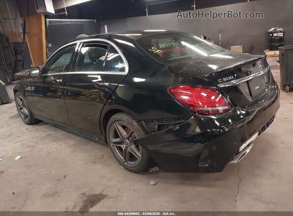 55SWF8EB5LU327063 2020 MERCEDES-BENZ C-CLASS Черный Задняя левая четверть