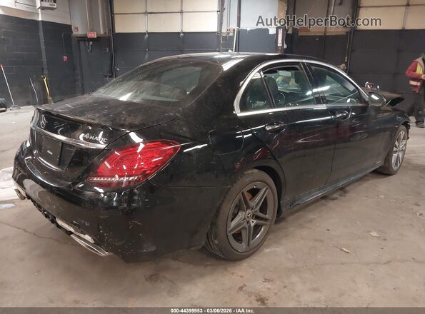 55SWF8EB5LU327063 2020 MERCEDES-BENZ C-CLASS Черный Задняя правая четверть