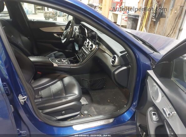 55SWF8EB7KU301904 2019 MERCEDES-BENZ C-CLASS Blue Widok wnętrza z przodu