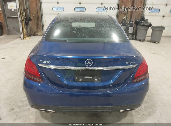 55SWF8EB7KU301904 2019 MERCEDES-BENZ C-CLASS Blue 
