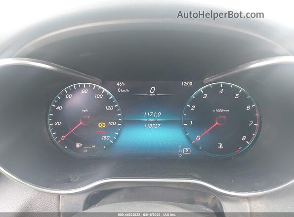55SWF8EBXLU324739 2020 MERCEDES-BENZ C-CLASS Black Вид задніх сидінь