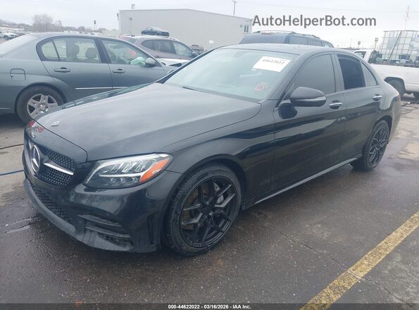 55SWF8EBXLU324739 2020 MERCEDES-BENZ C-CLASS Black Передня ліва чверть