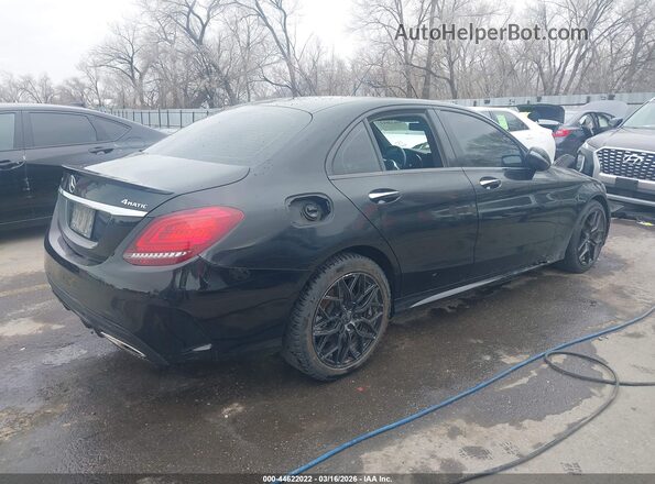 55SWF8EBXLU324739 2020 MERCEDES-BENZ C-CLASS Black Задня права чверть