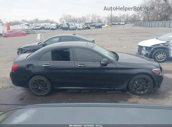 55SWF8EBXLU324739 2020 MERCEDES-BENZ C-CLASS Black Вид задньої частини салону