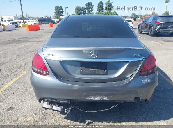 55SWF8GB5KU313546 2019 MERCEDES-BENZ AMG C 63 Gray 