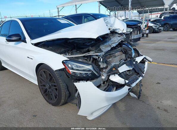 55SWF8GB7LU332696 2020 MERCEDES-BENZ AMG C 63 Белый Вид спереди