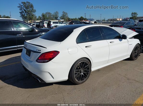 55SWF8GB7LU332696 2020 MERCEDES-BENZ AMG C 63 Белый Задняя правая четверть