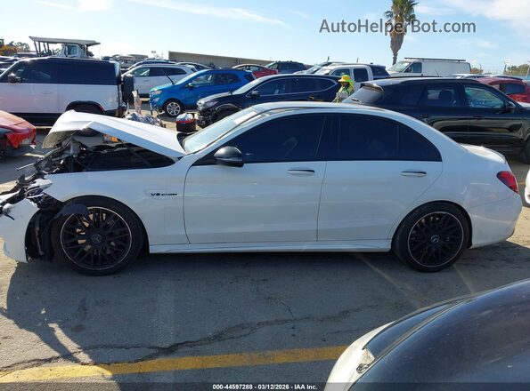 55SWF8GB7LU332696 2020 MERCEDES-BENZ AMG C 63 Белый Панорамный вид салона 360°