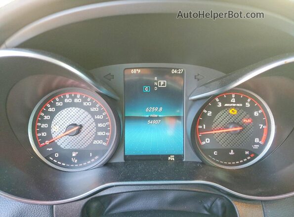55SWF8HB5KU308295 2019 MERCEDES-BENZ C Белый 