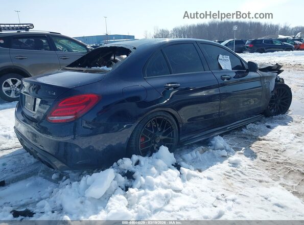 55SWF8HB8GU103075 2016 MERCEDES-BENZ AMG C 63 Dark Blue Հետևի աջ