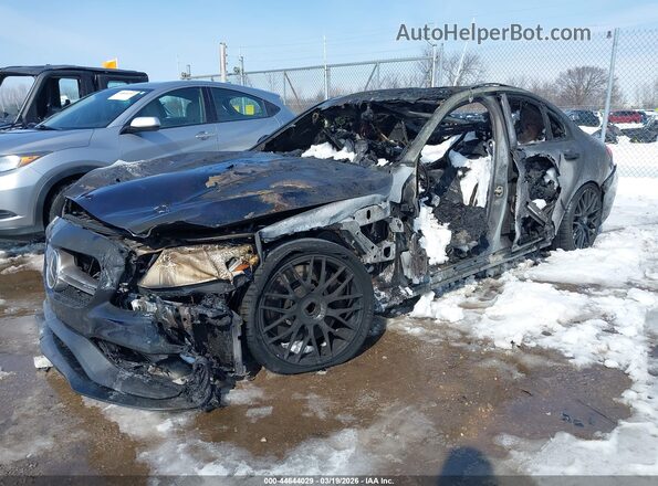 55SWF8HB8GU103075 2016 MERCEDES-BENZ AMG C 63 Dark Blue Առջևի ձախ երեք քառորդ տեսարան