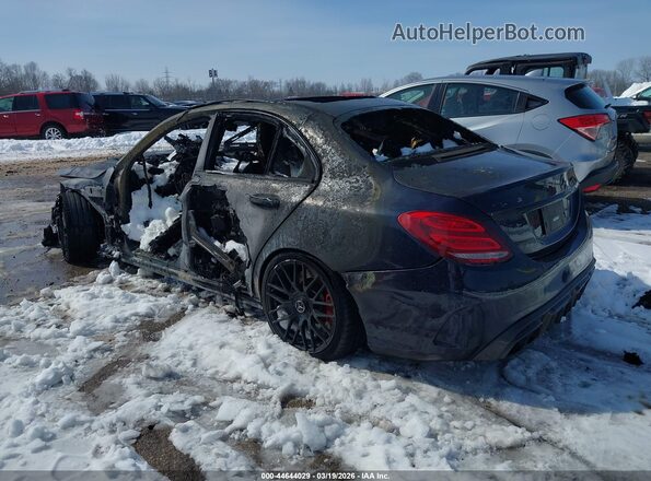 55SWF8HB8GU103075 2016 MERCEDES-BENZ AMG C 63 Dark Blue Հետևի ձախ