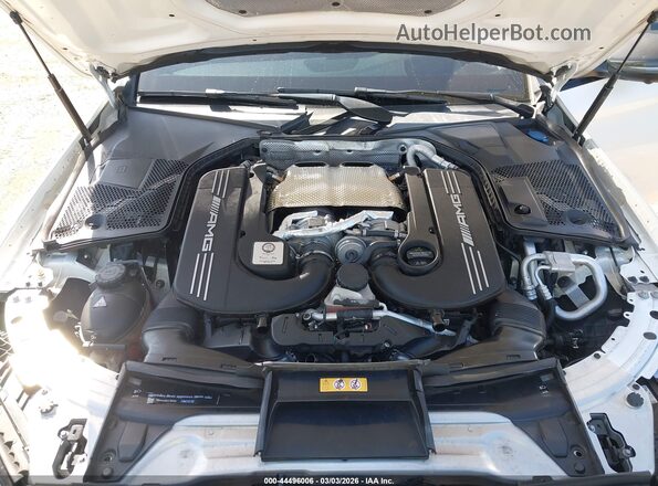 55SWF8HB8HU216607 2017 MERCEDES-BENZ AMG C 63 White Widok z tyłu
